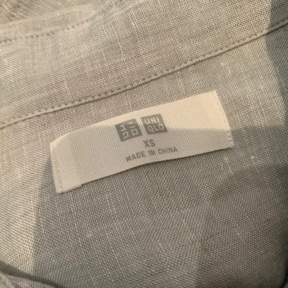 UNIQLO Ladies linen long sleeves shirt - Picture 5 of 6